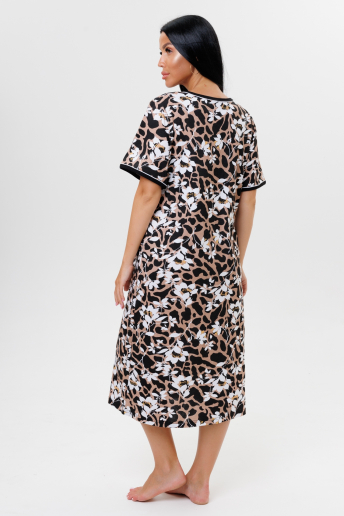 Женский халат 2177 / Коричневый