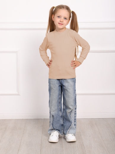 Лонгслив детский Лойс / молочный