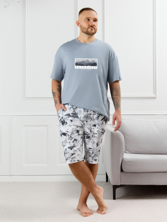 Мужской костюм Олимп-4 КП-164 / серый