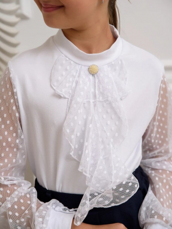 Детская блузка "Олимпия" длинный рукав