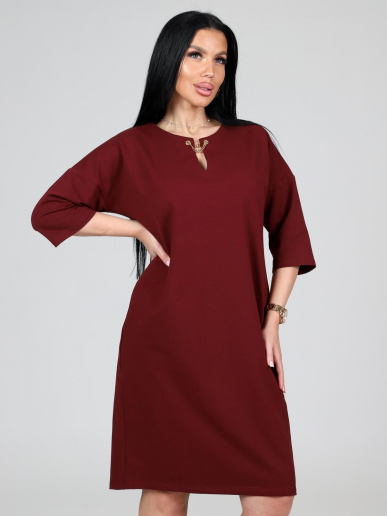 Женское платье Памперо / Бордовый