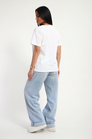 Женская футболка 85663 / белый