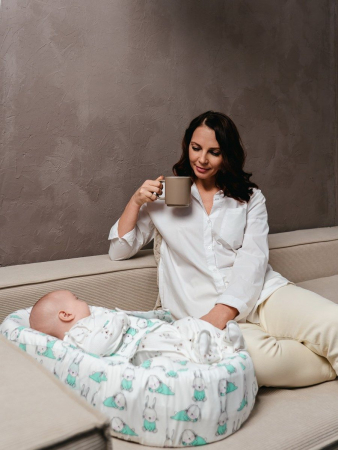 Подушка c эффектом памяти «Baby-Люлька» / зайчики