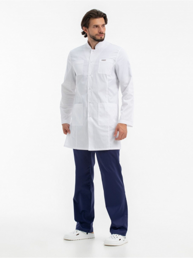 Халат медицинский мужской сансара 100.4 / Белый