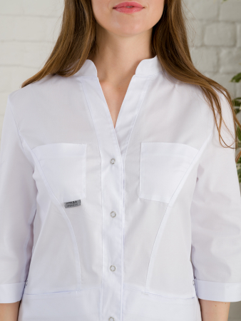 Рубашка медицинская женская М-235-0 Элит-145/Стрейч