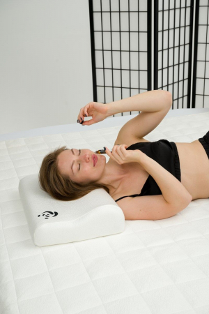 Подушка с эффектом памяти PandaHug форма волна 50x38x10/12 + аромароллер