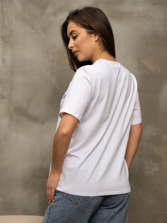 Женская футболка мод.2157 / Белый