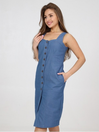 Женский сарафан ДО-133.02 / Джинса деним