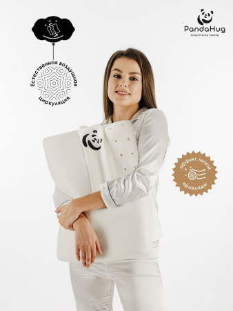 Подушка PandaHug классической формы 50x30x10 + аромароллер