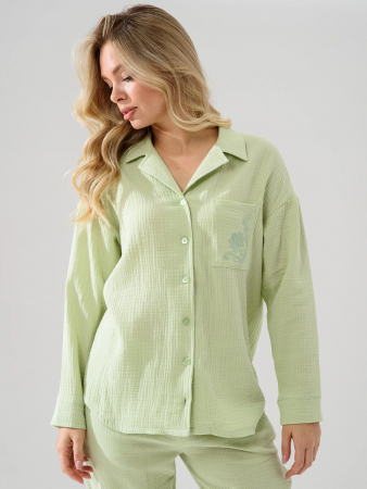 Женская пижама "Муслин" 2403-Мус / Зеленый