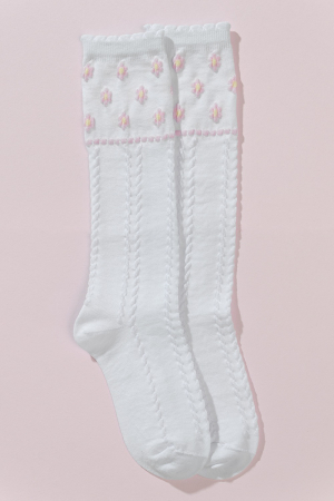 Детские гольфы Незабудка (набор 2 пары) / белый