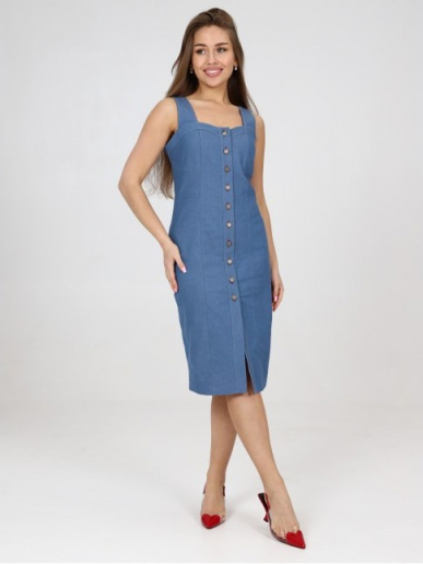 Женский сарафан ДО-133.02 / Джинса деним
