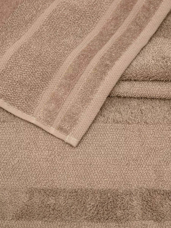 Махровое полотенце УЗ Софт м7019_05 M / бежевое