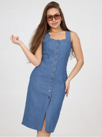 Женский сарафан ДО-133.02 / Джинса деним
