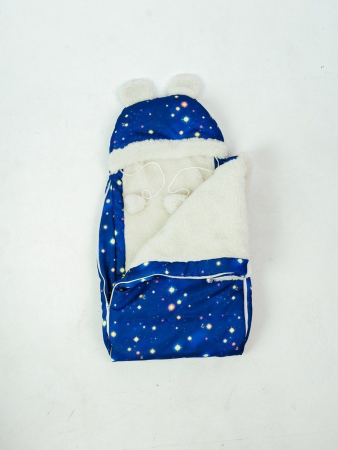Детский конверт меховой на выписку / Звезды