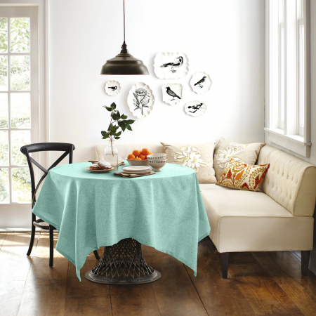 Скатерть рогожка "Волшебная Ночь" / Бирюза