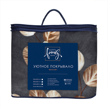 Покрывало Happy Family велсофт Фолья
