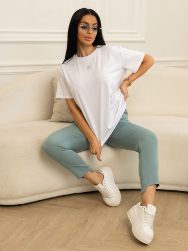 Женская футболка мод.2058 / Белый