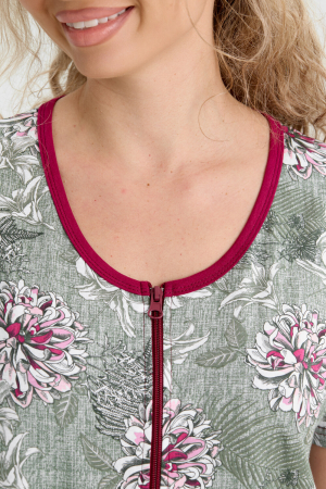 Женский халат 37002 / хаки