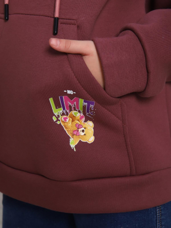 Толстовка детская Рэмзи / вишневый