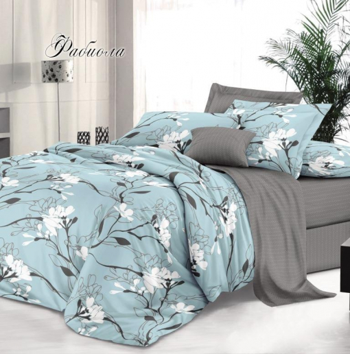 Постельное белье сатин на молнии / Фабиола