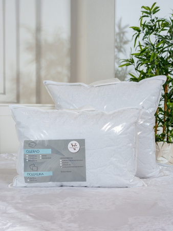 Подушка "Силиконизированное волокно" ажурный полиэстер