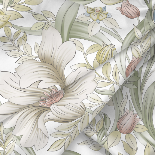 Простыня "Verossa" Сатин / Blossom