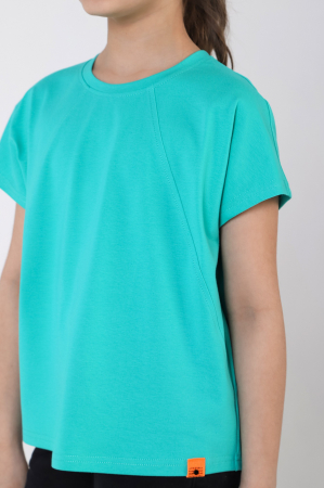 Футболка для девочки Гретта-1 / Ментоловый
