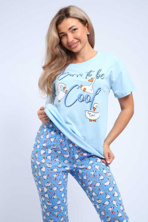 Женская пижама 20522 / голубой