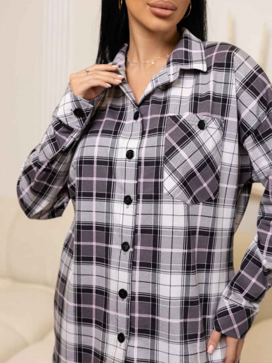 Женская рубашка мод.2110/3 / Розовый