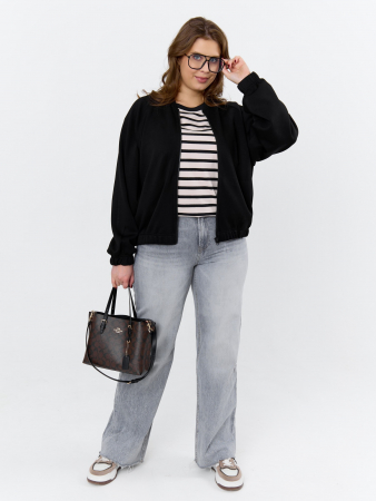 Женский бомбер Нео-1 БО-004 / чёрный