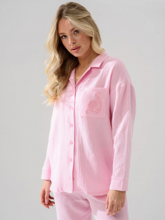 Женская пижама "Муслин" 2403-Мус / Розовый
