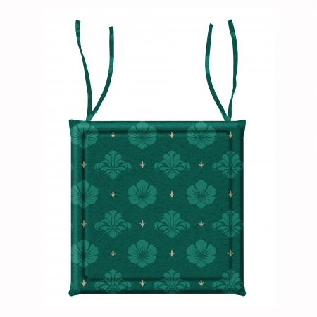 Подушка для стула "Verossa" 40/40 / Имеральд