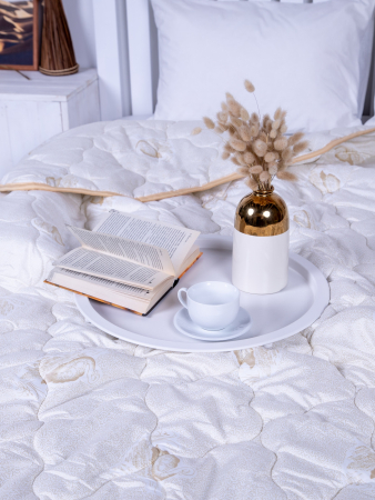 Одеяло-покрывало поплекс "Лебяжий пух" 300 гр/м2