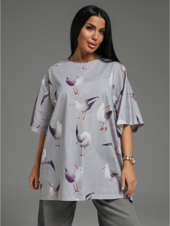 Женская футболка Ирбис / Чайки