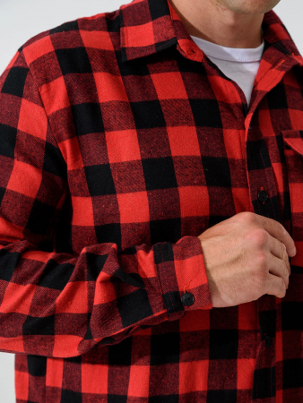 Мужская сорочка верхняя "Имидж" 2185-Ф / Красный