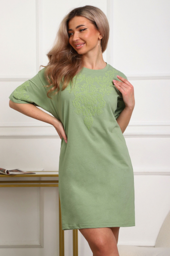 Женская туника 29533 / оливковый