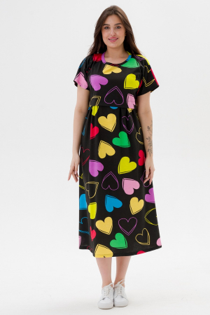 Платье женское из кулирки Миранда / Солнечное сердце