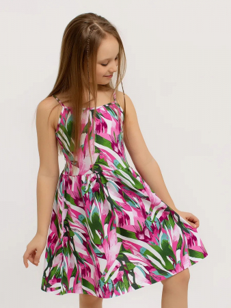 Детский сарафан "Кокетка" / Акварель арт. дк169ак