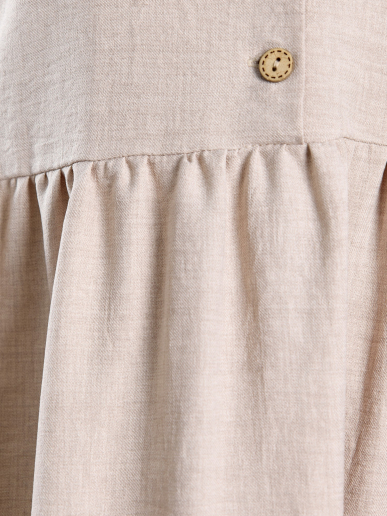 Женское платье "Женский каприз-1" / бежевый