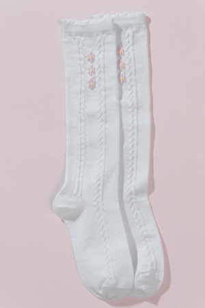 Детские гольфы Незабудка (набор 2 пары) / белый