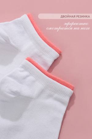 Носки женские Эффект (набор 5 пар) / белый