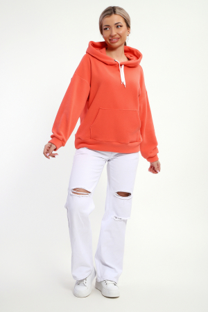 Женская толстовка 18114 / коралл
