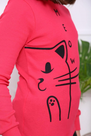 Детская водолазка Зимка / малина