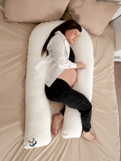 Подушка для кормления PandaHug Soft + аромароллер "Magic of mind"