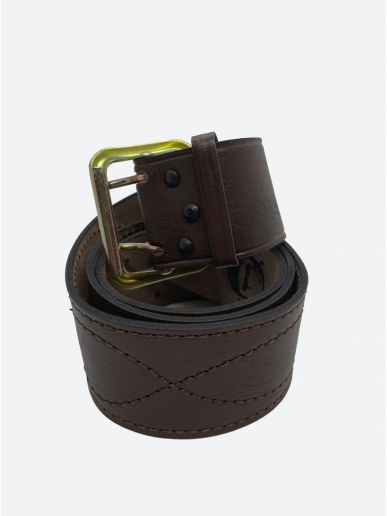 Мужской ремень кожа / коричневый