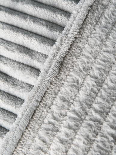 Плед велсофт / Светло-серый