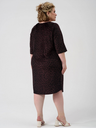 Женская туника "Сафари" 2427-В / Бордовый
