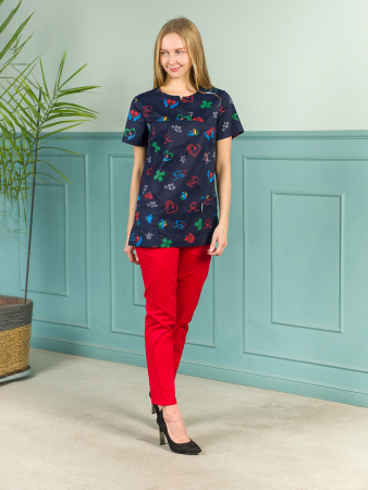 Жакет медицинский женский М-281(N3-Y2) Элит-145 / Стрейч