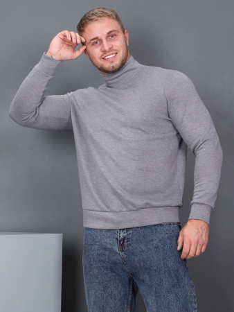 Водолазка мужская Бадлон / серый